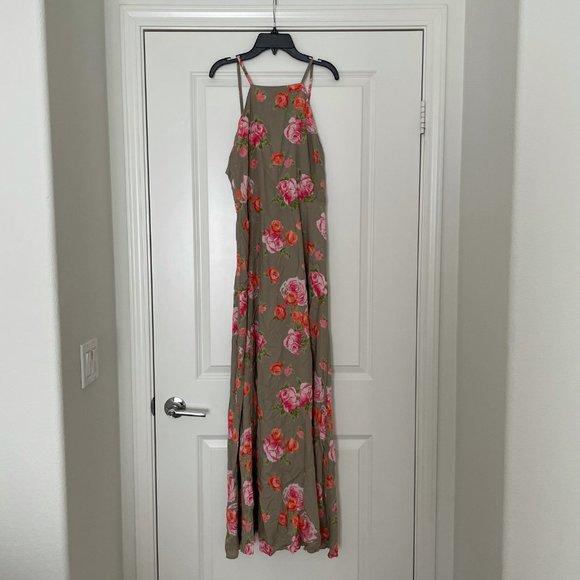 ASOS Open Back Maxi Dress in Pretty Floral - Picture 5 of 7